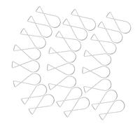 Warmhm 100 Pièces Crochets de Plafond Métal Clips Suspendus pour Décoration Mariage Bureau et Classe Auto Agrippants sans Perçage pour Accrocher Plantes et Affiches