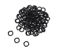 Warmhm 100 Pièces Rondelles Caoutchouc O-Ring Étanches pour Tuyau Jardin et Robinet Joints de Tuyauterie Polyvalents pour Irrigation Pression Élevée et Équipement Pneumatique Noir