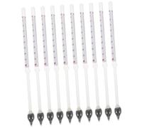 Warmhm 10pièces Hydromètres à Vin Pour Mesures De Densité Jauges à Sucre Pour Liquides Sucrés Balances Manuelles Pour Et Fermentation