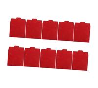 Warmhm 10pièces Pochettes Papier pour CD DVD Enveloppes De Rangement Disc Professionnelle pour Photographie Et Publicité Couleur Rouge