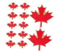 Warmhm 12 Pièces Broche Érable Émaillée Lot de Épingles de Petites et Élégantes pour Vêtements Sacs Chapeaux Accessoires Unisexes Décoratifs Durables