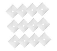 Warmhm 12 Pièces Revêtements de Brûleurs de Cuisinière à Gaz Ptfe, Antiadhésifs, Résistants la Chaleur, Protection L’huile Taches