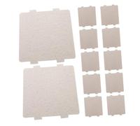 Warmhm 12pièces Lot Mica Pour Four à Micro-ondes Couvercle De Guide Ondes De Rechange Tranche De Mica