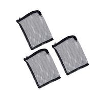 Warmhm 12pièces Pochette Filtrante en Maille pour Média Filtrant en Nylon à Fermeture Éclair pour Aquarium Bassin De Jardin