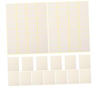 Warmhm 15 feuilles Étiquettes Autocollantes Prix Petites Blanches Faciles à Écrire pour Organisation Bureau et Commerce