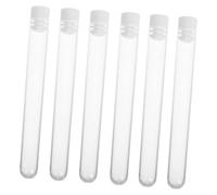 Warmhm 15pièces Tubes à Essai Plastique Transparents Étuis De Rangement pour Pinceaux à Cils Conteneurs Vides Portables pour Maquillage Et Organisation