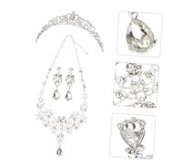 Warmhm 1Ensemble Coiffe Accessoires de Parure Fantaisie pour Événements Spéciaux Fiançailles et Bals de Finissants