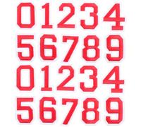 Warmhm 2 ensembles Autocollants Numéros Autoadhésifs pour T-shirt de Football Patchs Thermocollants Coudre Stickers Sportifs pour Personnalisation et Réparation de Maillots