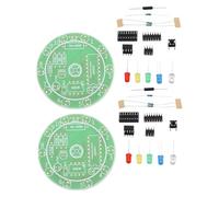 Warmhm 2 Ensembles Kit de Soudure Électronique Diy pour Débutants de Pratique avec Composants pour Apprentissage et Formation Soudure pour Étudiants et Hobbyistes