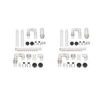 Warmhm 2 Ensembles Tube D'arrivée d'eau pour Aquarium, Flux Régulier, | Abs, Courbure Lisse, Installation Facile, Compatible avec Modèles 602b, 603b et 250 300 600
