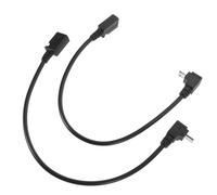 Warmhm 2 pièces Adaptateur USB Micro Coudé à Degrés Câble de Transfert et Charge avec Connecteurs Cuivre sans Oxygène Compatible pour Espaces Restreints