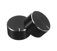 Warmhm 2 pièces Bouton Rotatif pour Variateur de Lumière Contrôle Facile de Éclairage Accessoire de Remplacement pour Potentiomètre et Pédale D Effet