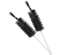 Warmhm 2 pièces Brosse de Nettoyage Multi-Usage pour Bouteilles et Kettles Goupillon Test Tubes et Bottle Lot de Brossettes Nylon Rigide pour Tuyaux Sinks et Accessoires