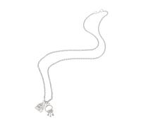 Warmhm 2 pièces Collier Pendentif Maison et Clé de Chaîne Décorative pour Crémaillère Élégant pour Nouveaux Propriétaires Lot