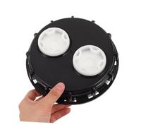 Warmhm 2 Pièces Couvercle de Ventilation pour Tonneau Ibc Bouchon de Réservoir Étanche Pression Compatible Fûts Plastiques Industriels Installation Rapide sans Outil et Aux Uv Lot