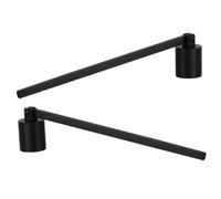 Warmhm 2 Pièces Couvre Mèche de Bougie Acier Inoxydable Style Vintage avec Long Manche pour Éteindre Sécurité Accessoire pour Bougies Scentées et Décoratives