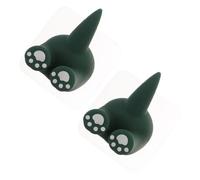 Warmhm 2 Pièces Crochets Muraux Animaux Adhésifs Mignons Support Mural Économiseur Despace pour Serviettes Clés et Brosses à Dents Salle de Bain et Cuisine