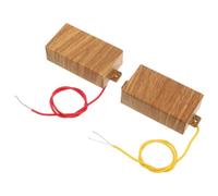 Warmhm 2 Pièces Ensemble de Micros de Guitare pour Guitare Électrique Micros Métalliques Humbucker Fermé Manche et Chevalet Métal et Plastique Kaki 50 52 Enregistrements et Performances