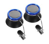 Warmhm 2 Pièces Loupe avec Clip Lentille Optique Portable pour Réparation Montres et Bijoux Loupe Spécialiste Résistante Alliage Aluminium Confort Ergonomique pour Travail Précis