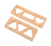 Warmhm 2 Pièces Moule à Onigiri Bambou Outil DIY Triangle pour Boules de Riz et Sushi Presse Riz Portable pour Bento Pique- et Repas Plein Air