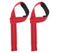 Warmhm 2 Pièces Protège-Poignet D'entraînement Bandage de Poignet pour Soulevé de Terre Noir Polyester Antidérapant Tissu Souple pour Musculation et Gym