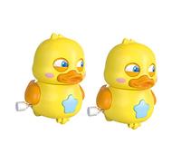 Warmhm 2 Pièces Remonter de Canard Carton pour Garçon Fille Éducatif pour Développer Les Compétences Tactiles et Discrimination des Couleurs