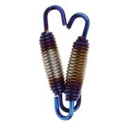 Warmhm 2 pièces Ressort de Traction Métal pour Échappement Crochet Pivotant Robuste et Flexible pour Améliorer la Performance Du Pot Échappement