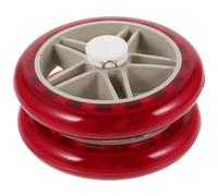 Warmhm 2 pièces Roues de Remplacement pour Caddie Courses Roulettes PU Durables pour Chariot de Marché et Caddie Roues de Transport Faciles à Manœuvrer avec Charge Accessoires pour