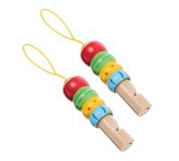 Warmhm 2 pièces Sifflets pour Garçon Fille Jouets Éducatifs Musicaux Instruments pour Développement et Apprentissage des Tout Petits