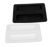 Warmhm 2 pièces Silicone Toaster Lid Set Anti-dust Cover For Bread Maker And Toaster Oven Heat-resistant Protection Accessory And