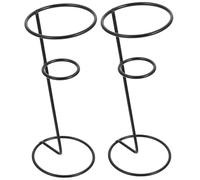 Warmhm 2 pièces Support Cône Glace Fer Stable pour Boutique Crème Glacée Fêtes Mariages Présentoir Polyvalent pour Cornets et Sushi