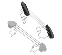 Warmhm 2 pièces Support Grillé Acier Inoxydable Rack Fonctionnel pour Toaster Design Anti-brûlure Facile à Nettoyer pour Tranches Sandwichs et Réchauffage