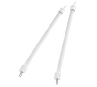 Warmhm 2 pièces Tube Halogène Chauffant Quartz pour Chauffage Électrique Résistance Haute Température de Remplacement Fiable pour Chauffage Patio et Durcissement Peinture Lot