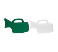 Warmhm 2 pièces Urinoir Portable Femme Réutilisable Bouteille Urine Étanche Pratique et Légère pour Voyage Camping et Voiture Lot de Blanc Vert