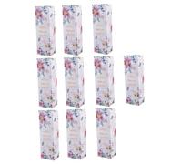 Warmhm 20 pièces Boîte à Biscuits Décorative Boîte Pâtisserie Fleurie Emballage Dessert pour Petits Gâteaux pour Thanksgiving et Anniversaires