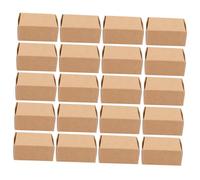 Warmhm 20 pièces Boîtes Papier Kraft pour Emballage Savon et Friandises Petites Boîtes Durables pour Envoi et Cadeaux Pliables et Réutilisables