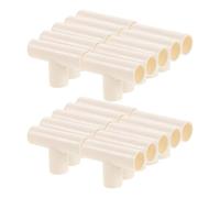 Warmhm 20 Pièces Connecteurs T pour Enclos de Remplacement pour Assemblage de Parc de Jeu Accessoires Plastique pour Barrière de Sécurité