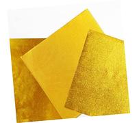 Warmhm 200 pièces Papier Aluminium Doré Brillant pour Bonbons Chocolat Papier Alimentaire pour Paquet Bonbon