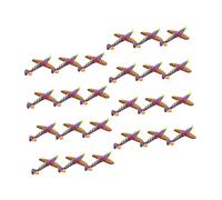 Warmhm 24 Pièces Modèles de Avion Mousse Design de Requins Simulateur Avion pour Fêtes Couleurs Aléatoires Amusement et Coordination Œil Main Couleur Aléatoire