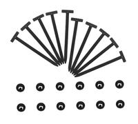 Warmhm 250 Pièces Multi-purpose Nylon Cable Tie Buckles Self-locking Zip Ties For Automotive And Home Wire Management Weather-resistant Plastic Clips For Garage And Office Use