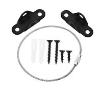 Warmhm 2ensembles Ancrages Muraux Pour Meubles Sangles Anti-basculement Kit De Sécurité Pour Bibliothèque Et Armoire Protection Des Garçon Fille