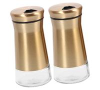 Warmhm 2pièces Bouteille De Sel Et Poivre Condiments Stockage Hermétique Ustensiles De Cuisine Pot à Épices Polyvalent Voyage Et Maison