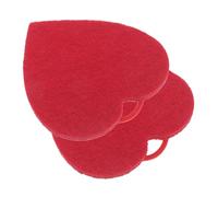 Warmhm 2pièces Bracelet Cœur Feutre Accessoire De Fête Décor Mignon Bande Feutre Création Unique Diy Garçon Fille Kit Artisanat