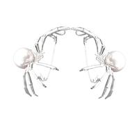 Warmhm 2pièces Broche Araignée pour Halloween Lot Perle Artificielle Accessoire pour Vêtements et Sacs Décoration de Fête