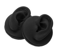 Warmhm 2pièces Modèles Oreilles Silicone Flexibles Présentoirs pour Bijoux Mannequins Entraînement pour Piercing Réalistes et Pratiques pour Démonstrations