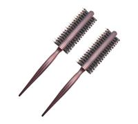 Warmhm 2pièces Peigne à Boucler Bois Lot Pour Femme Brosse Ronde Lissante Coiffante Outils De Cheveux