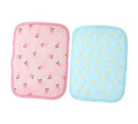 Warmhm 2Pièces Rafraîchissant pour Petits Animaux Coussin pour Hamster Lit Auto Refroidissant pour Durable