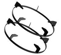 Warmhm 2pièces Support pour Cuisinière à Gaz Manique Supports Antidérapants pour Casseroles Fournaise Facile à Fixer