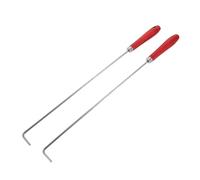Warmhm 2pièces Tisons pour Feu de Camp Manche Bois Outil Résistant Chaleur pour Foyer Cheminée Intérieur et Extérieur Accessoires pour Noël