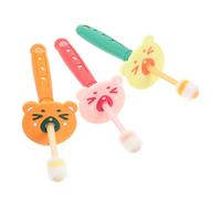 Warmhm 3 pièces Brosse à Dents Garçon Fille Poils Souples Rotative Nettoyage Complet Poignée Confortable Lot Garçon Fille Couleur Aléatoire Couleur Aléatoire